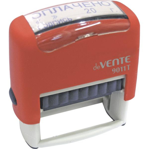 Штамп стандартный Оплачено, Дата, Подпись. Devente 9011Т 4116320
