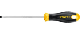 Отвертка - 3,0х100мм обрезиненная (двухкомпонентная) ручка, с магнитным наконечником, Hercules Stayer 2509-03-10