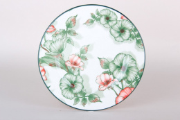 Тарелка фарфоровая мелкая 200мм Азалия Коралл DS24033