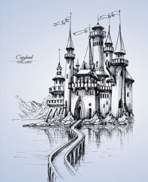 Тетрадь  48 листов Старый замок С2240-211