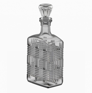 Графин - штоф стеклянный  500мл Скотч Декостек 1164