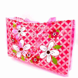 Сумка пляжная на молнии ПВХ 40х30х10см РД35527