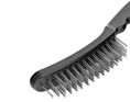 Щетка 5-рядная металлическая, пластиковая ручка Sparta 748675