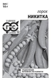 Горох Никитка 10г белый пакет Гавриш