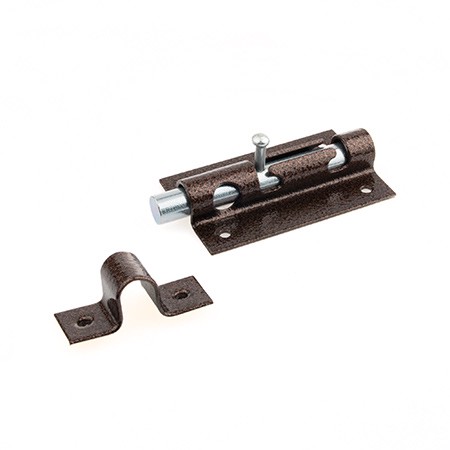 Засов круглый Делга, медь, под замок Делга 31710