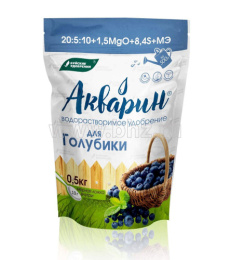 Акварин для голубики 500г удобрение водорастворимое комплексное минеральное, марка 10, дой-пак Буйские удобрения