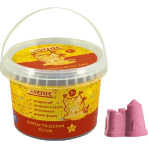Песок кинетический 0,5кг розовый deVente 8042809