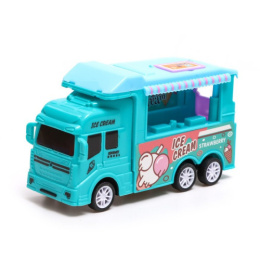 Машина инерционная пластиковая Мороженое 14х5х8см, в ассортименте, в пакете 9206200