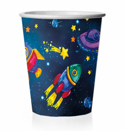 Стакан бумажный 250мл набор 6шт. Космос Ч35927