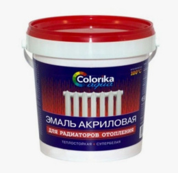 Эмаль "Colorica Aqua" акрил.д/радиаторов отопления белая 0,8кг 15-08
