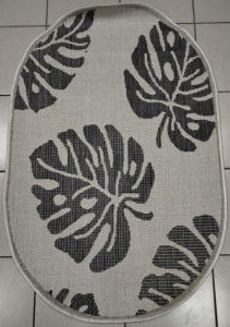 Циновка напольная Петра  80х120см овальная рис. 4164 ТО77844