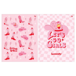 Блокнот А5  64 листа Биз BG Розовый стиль, лайт, книжный переплет ББ5И64_ЛГ_ВЛ 57162