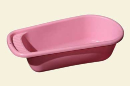 Ванночка детская пластиковая 32л прямая, цвет в ассортименте БЗПИ 321165