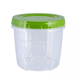 Емкость для продуктов пластиковая с завинчивающейся крышкой 1,0л Полимербыт С442
