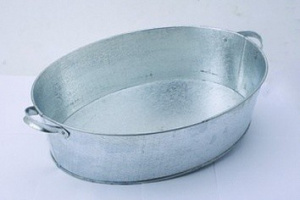 Таз оцинкованный овальный 17л Магнитогорск