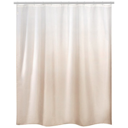 Штора для ванной полиэстер 180х180см 12 колец, SC-PE-20, бежевый/кремовый Рыжий кот 311983