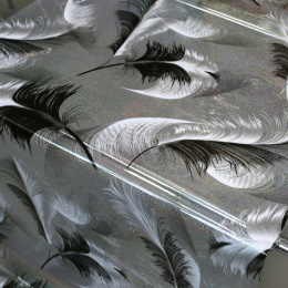 Клеенка столовая силиконовая с печатью Laser 0,8х20м 0,65мм Grace LS-8957C-80