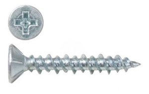 Саморез оконный 4,1х20 белый цинк 1610-420