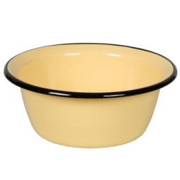 Миска эмалированная 1,5л без декора, в ассортименте СтальЭмаль 2с7