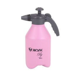 Опрыскиватель помповый пластиковый  2,5л fly, розовый Жук 9910-00