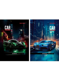 Блокнот А7  48 листов Автоспорт в ночном городе-1 Б48-4702