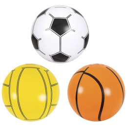 Мяч пляжный надувной  40см Спорт, в ассортименте Sunclub 66018/107398