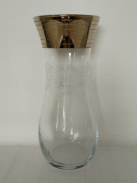 Ваза для цветов стеклянная кувшин h-26,5см Flora Барокко, в п/у Gid Glass GN43737/01