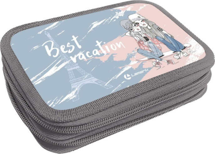 Пенал двухкамерный Lamark Best vacation 128/716407 LAMARK0062