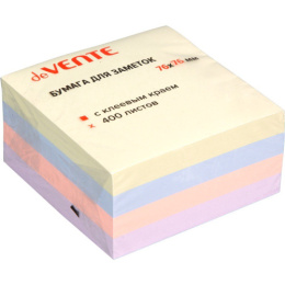 Блок самоклеящийся 76х76 4 цвета 400 листов Devente Signature 2010504