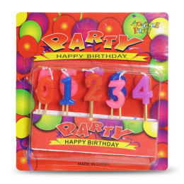 Свеча для торта набор 10шт. Цифры Estet 39294/39300