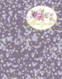 Тетрадь  80 листов Паттерн. Незабудки, на кольцах С1055-18