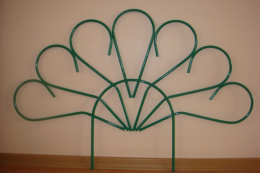 Забор металлический 0,62х0,90м (комплект из 5 секций) Павлин - 2 LDN