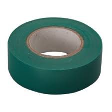 Изолента ПВХ 15мм х 13м зеленая, Россия Cтандарт