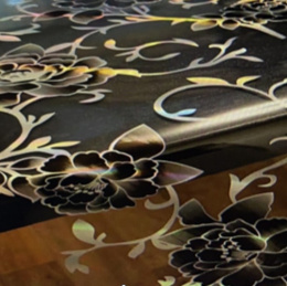 Клеенка столовая силиконовая с печатью Laser 0,6х20м 0,65мм Grace LS-4801A-60