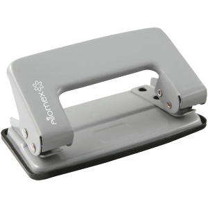 Дырокол  10 листов Attomex, серый 4020301