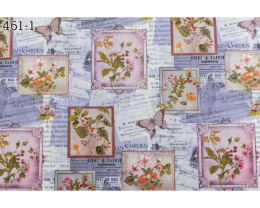 Клеенка столовая на нетканой основе с увеличенным наложением Мажор 1,35х20м Колорит 461/1