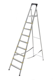 Стремянка металлическая  9 ступеней (1,96м) широкие Standart Amigo