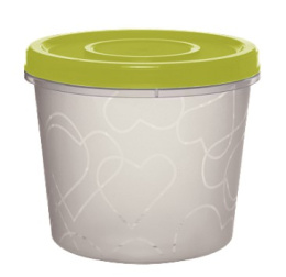 Емкость для продуктов пластиковая с завинчивающейся крышкой 0,70л Vanilla Sugar&Spice SE188811