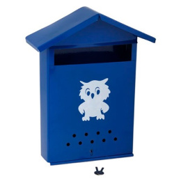 Ящик почтовый стальной внешний Домик с внутренним замком 30225