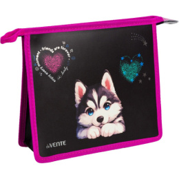 Папка для тетрадей А5 на молнии Devente Cute Husky 8056555