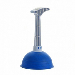 Вантуз резиновый с пластиковой ручкой Премиум, цвета в ассортименте Полимербыт С439