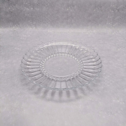 Ваза для фруктов хрустальная 295мм h-40мм Радужный Дом РД19963