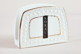 Салфетница керамическая 110мм Снежная королева Коралл CS880408-A