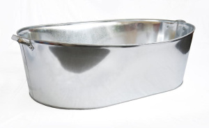 Ванна оцинкованная хозяйственная овальная  75л Меткомтрейдинг