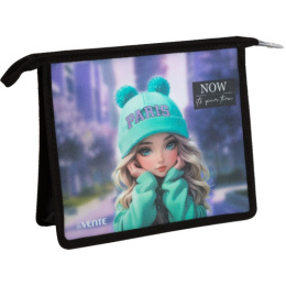 Папка для тетрадей А5 на молнии Devente Paris Girl 8056564