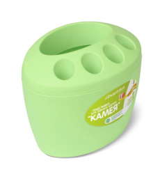 Подставка для зубных щеток пластиковая Камея, цвета в ассортименте Martika С15