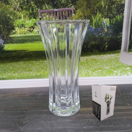 Ваза для цветов стеклянная кубок h-24см d-13см Радужный Дом РД20440