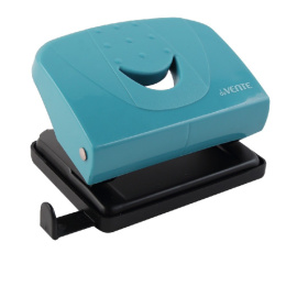 Дырокол  20 листов Devente Trend, пластиковый, с линейкой, изумрудно-бирюзовый 4020506