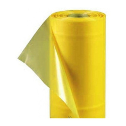 Пленка полиэтиленовая желтая 200 микрон 1,5м х 4  50м светостабилизирующая, рукав сложенный вдвое, 45кг БЗПИ