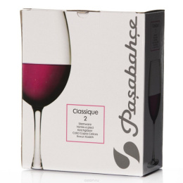 Набор бокалов для вина стеклянных Classique 2шт. 445мл, в п/у Pasabahce Бор 440152